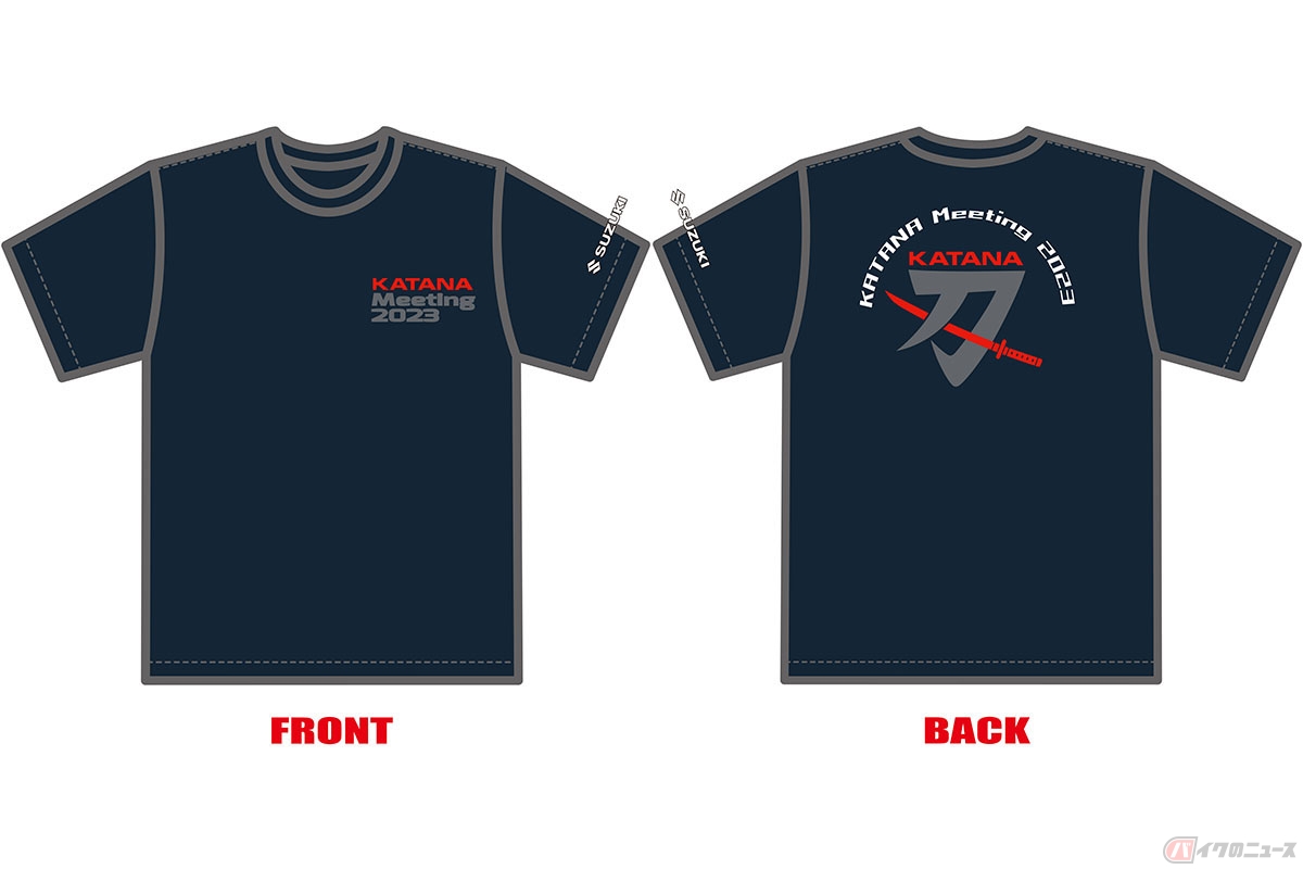 スズキ「KATANA Meeting 2023」オリジナルTシャツ