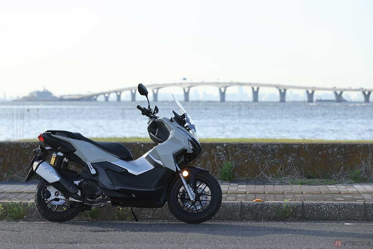 ツーリング想定のthe「燃費」計測ルートを走り終え、ゴール地点の千葉県木更津エリアに到着