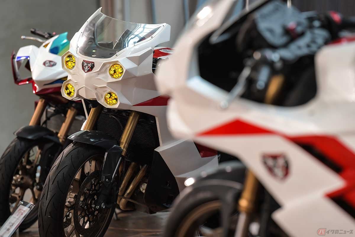 『シン・仮面ライダー』の劇中に登場した実際の「サイクロン号」たちを見ることが出来る