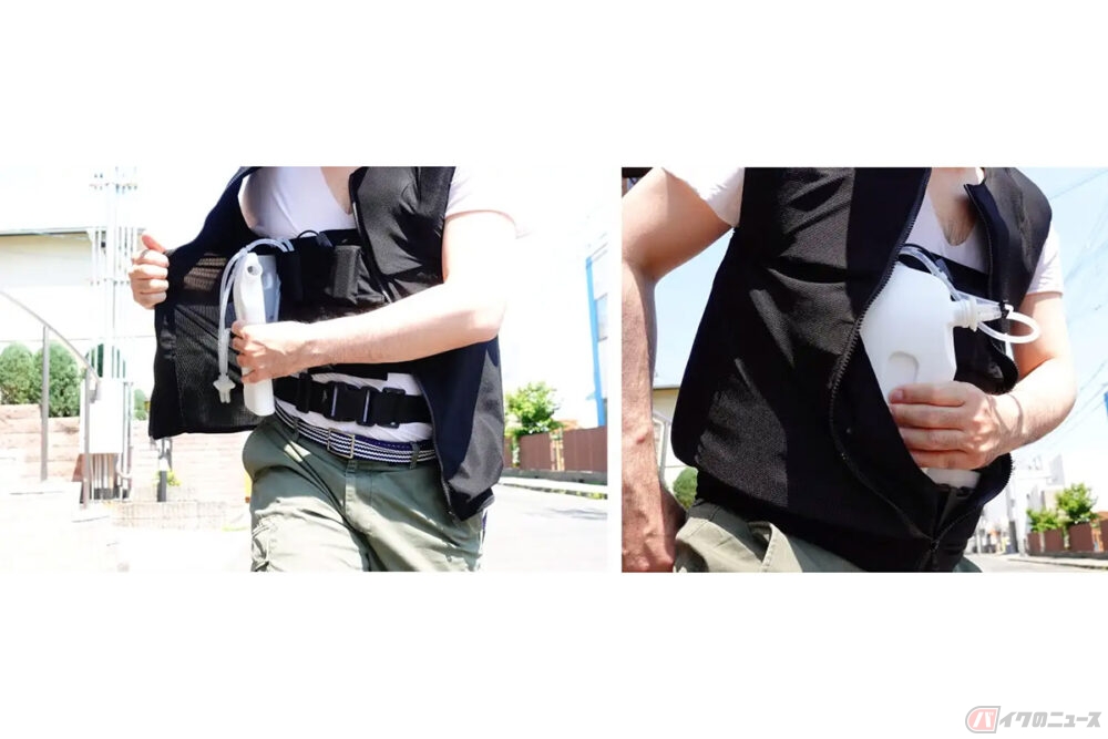 現役ライダーが生み出した着るだけ水冷服「人間エアコン」 その 