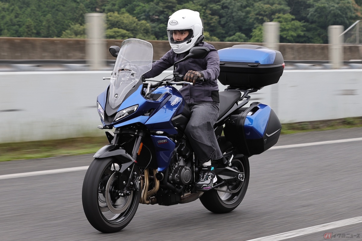 「Tiger Sport 660」には、純正アクセサリーを装備しています