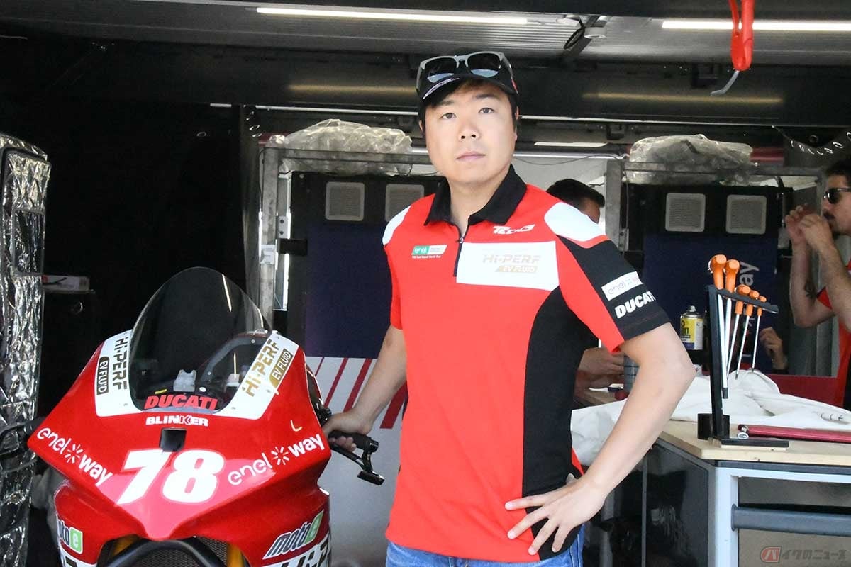 MotoEに参戦する唯一の日本人ライダー、大久保光選手