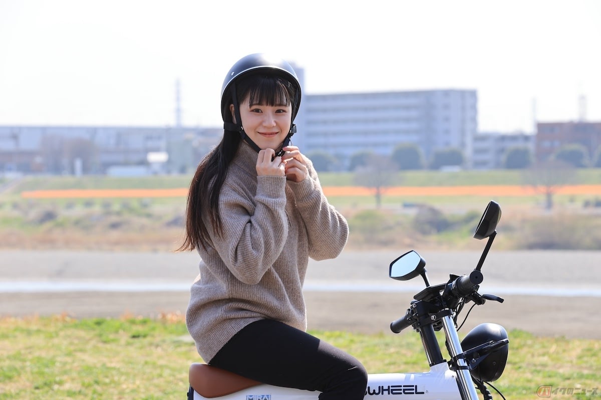 ペダル付き原動機付自転車は、ヘルメットを着用しましょう