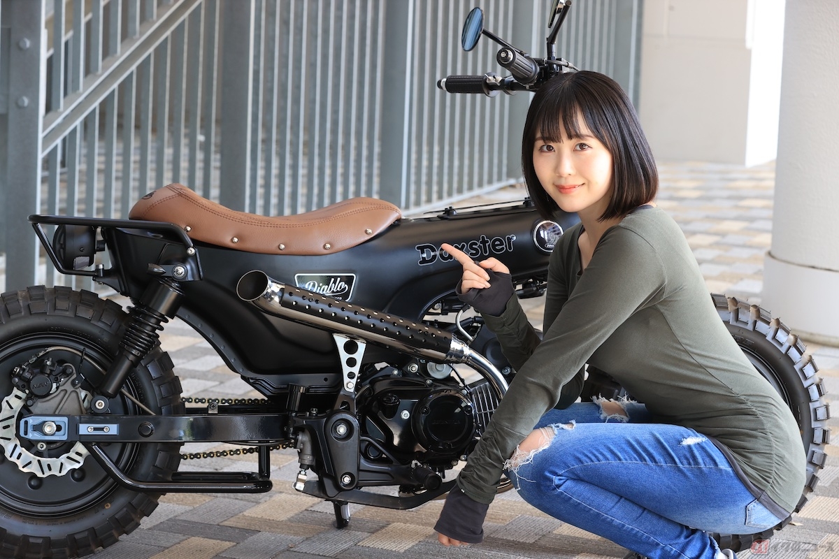 茶色の表皮にあしらったダイヤモンドステッチやリベットがとてもオシャレなシート