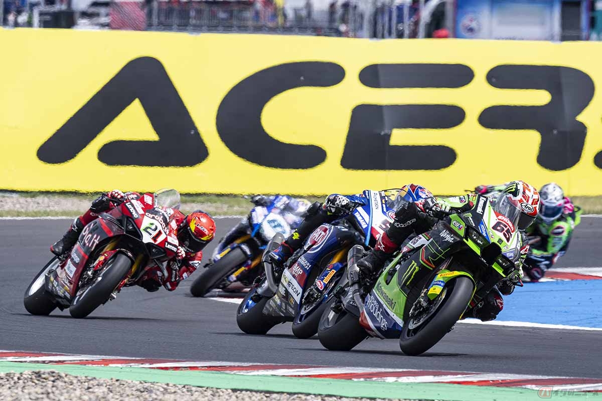 スーパーバイク世界選手権(WSBK)の2023年シーズン第8戦チェコ・ラウンドの様子