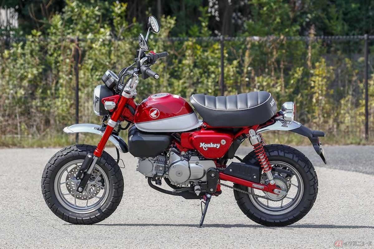 51㏄以上の国内現行モデルで唯一タンデム不可なホンダ「モンキー125」