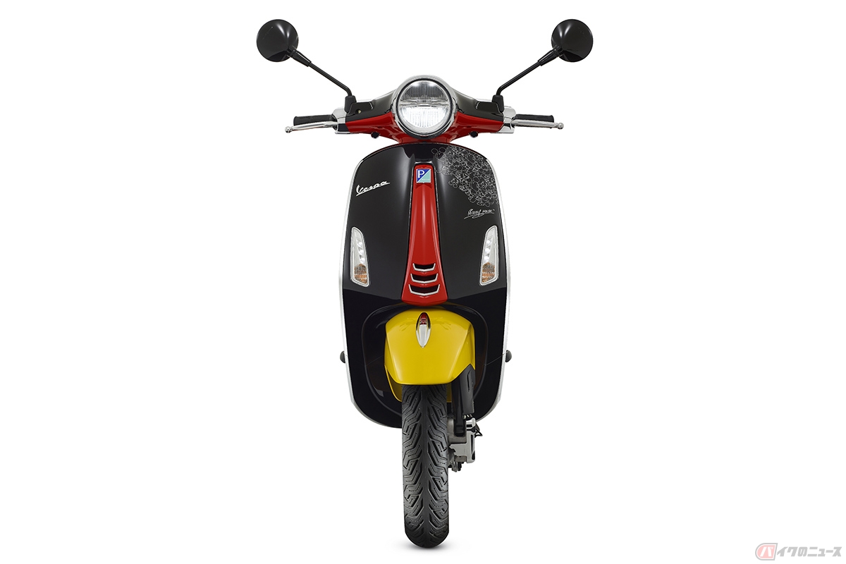 ディズニー100周年を記念した限定コラボモデル「Disney Mickey Mouse Edition by Vespa」