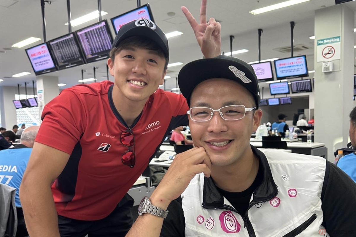 モータースポーツ総合エンターテイナーとして鈴鹿8耐に参加した濱原颯道選手とAstemo Honda Dream SI Racingの水野涼選手