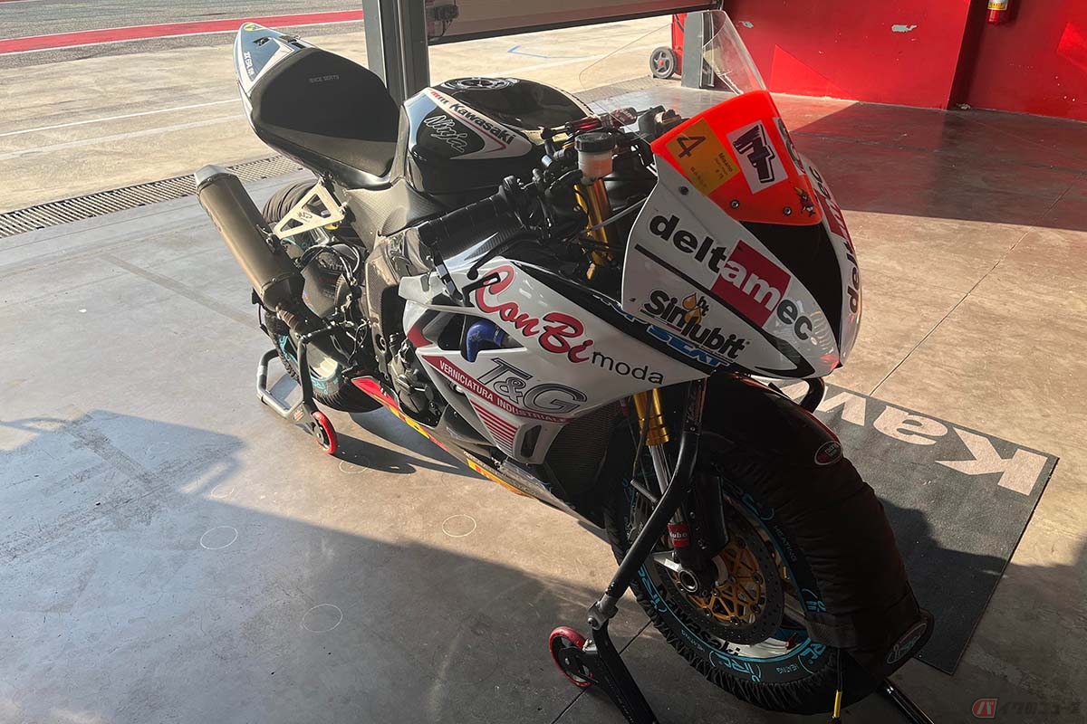 大久保光選手がイタリア選手権を戦うカワサキ「ZX-6R」