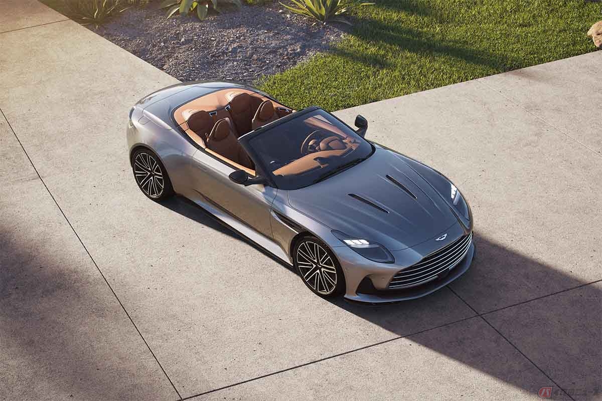アストンマーティンが公開した究極のオープントップ・スーパーツアラー、新型「DB12 Volante」