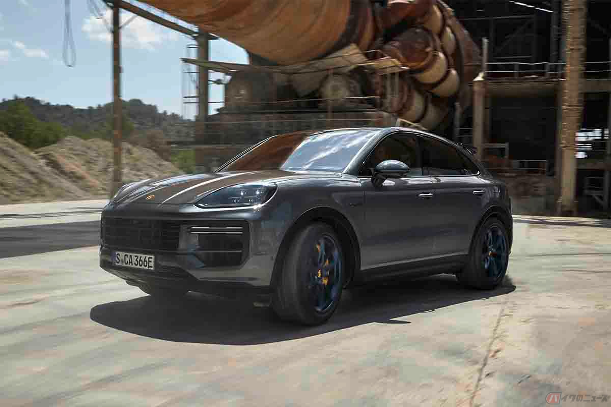 ポルシェ新型「カイエンターボE-ハイブリッド クーペGTパッケージ」