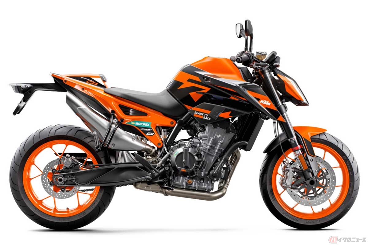 KTM「890 DUKE GP」(2022年型)カラー:オレンジ×ブラック