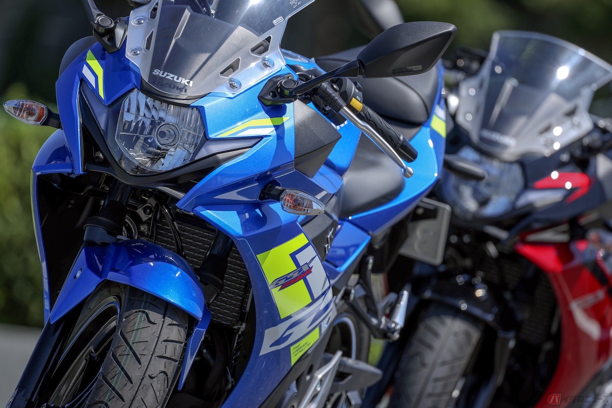 今回の「U30スズキセイフティスクール」でレンタルしたバイクは「GSX250R」