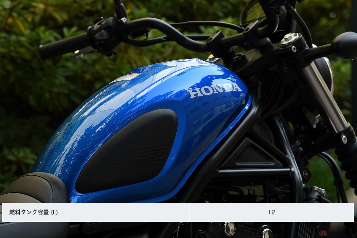 ホンダ「CL500」の燃料タンク容量