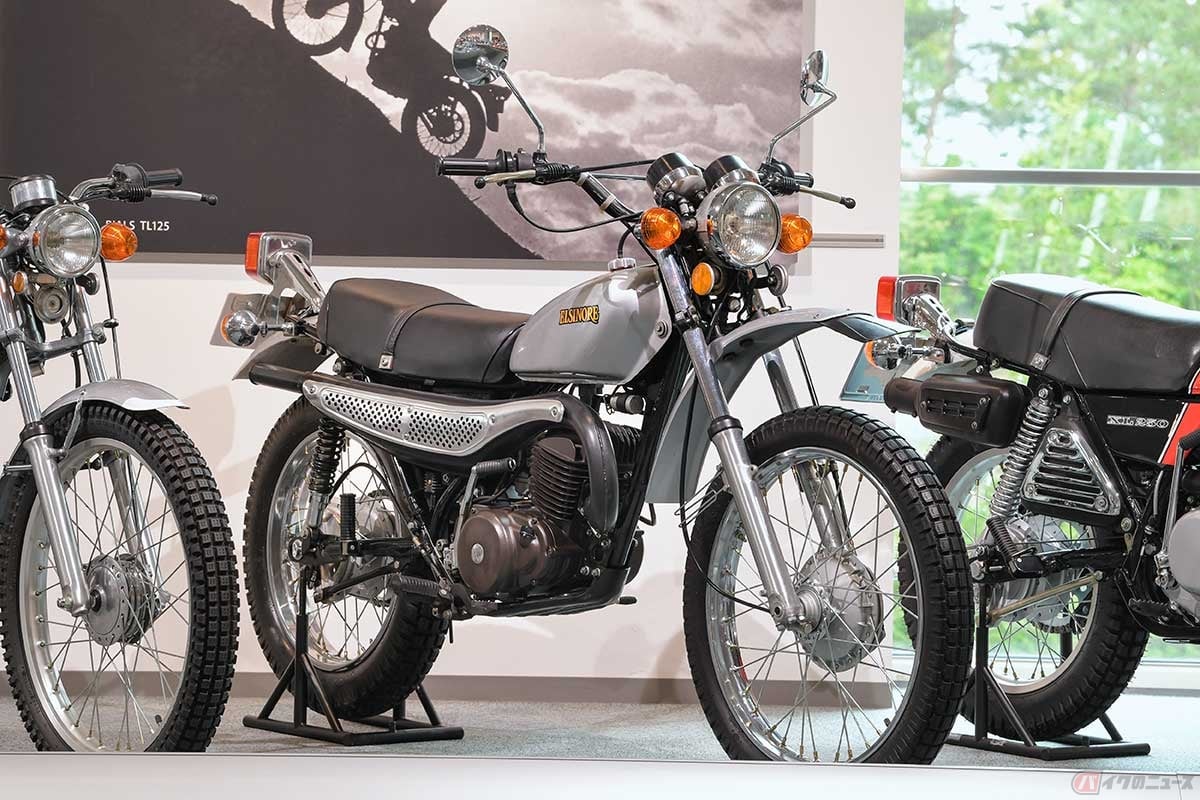 1973年に登場したホンダの本格オフロード市販車、2ストロークエンジンを搭載する「ELSINORE MT250」