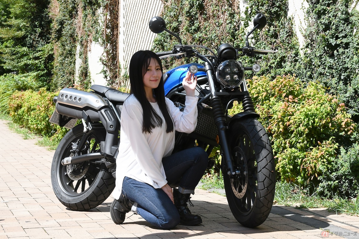 初めて乗る大型バイクは、ホンダのスクランブラー「CL500」です