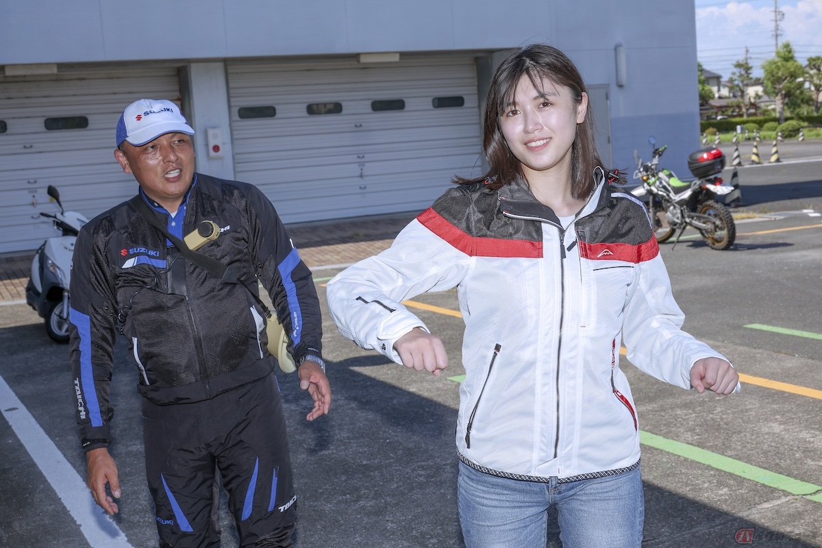 教習所とは違い参加者一人ひとりのペースや技量に合わせてスタッフの方が優しく対応してくれた