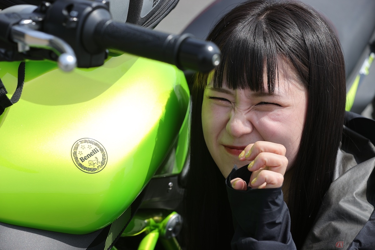 ベネリのエンブレムがとってもキュートなんだよね