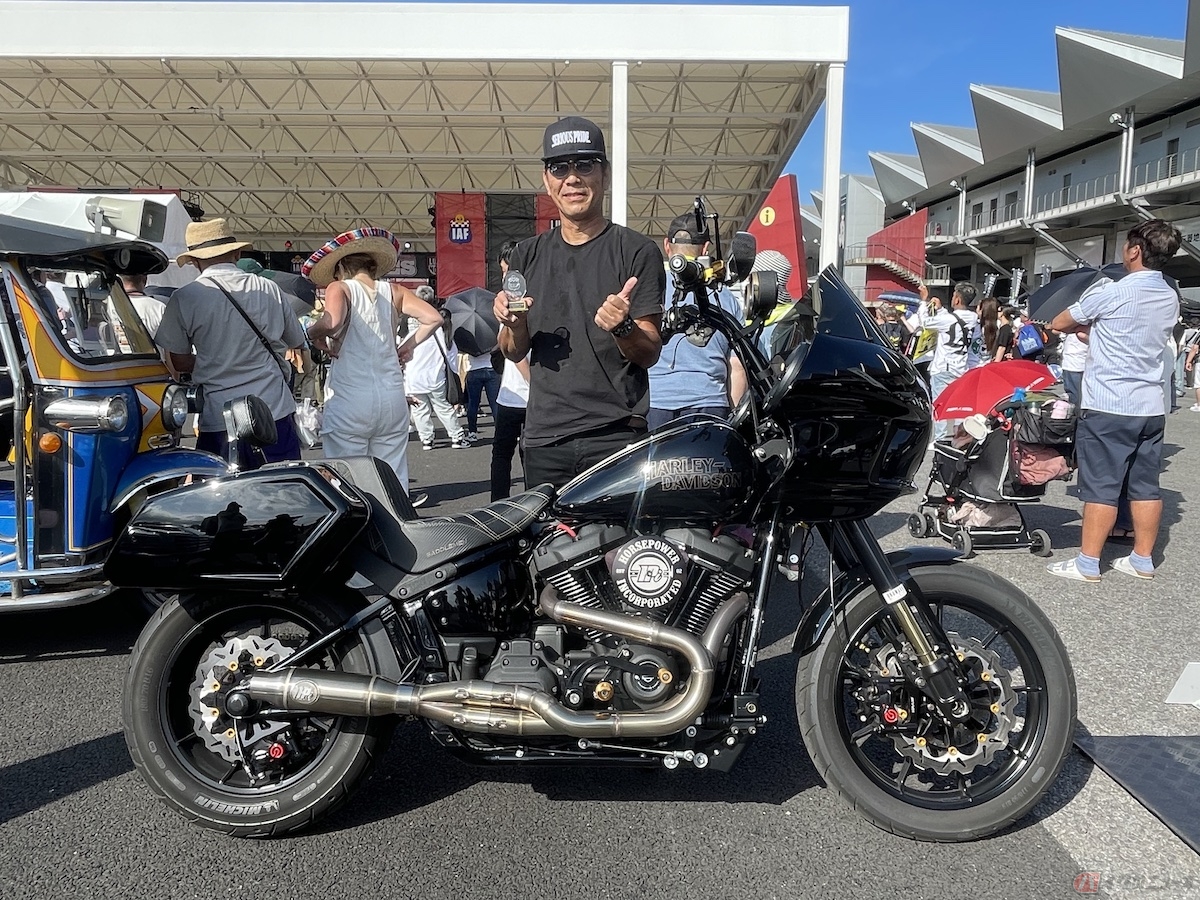 クラブスタイル部門1位は、静岡県のプライズバイクサロンが製作した2020年式 FXLRSローライダーS