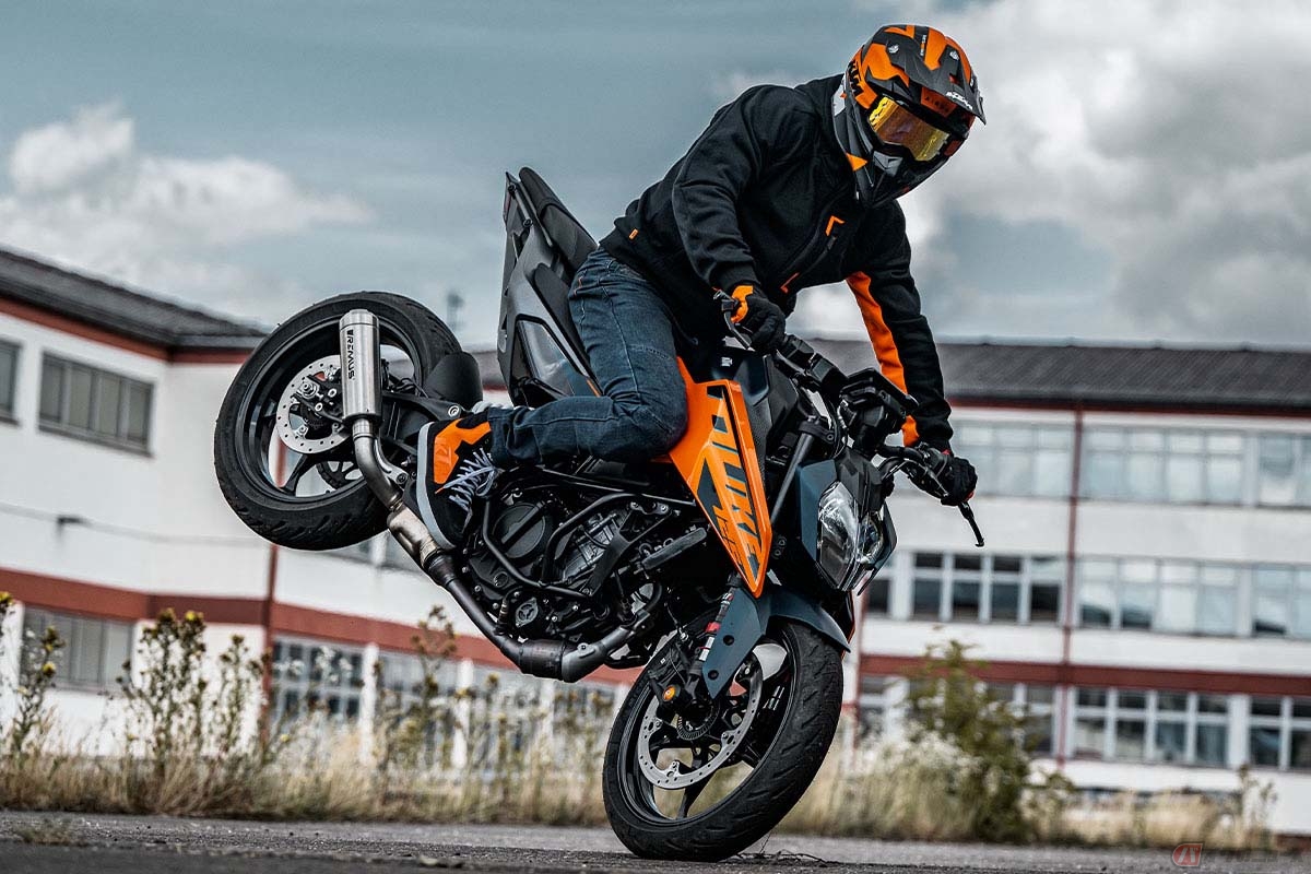 KTM「125 DUKE」2024年モデル(オプション装着車)