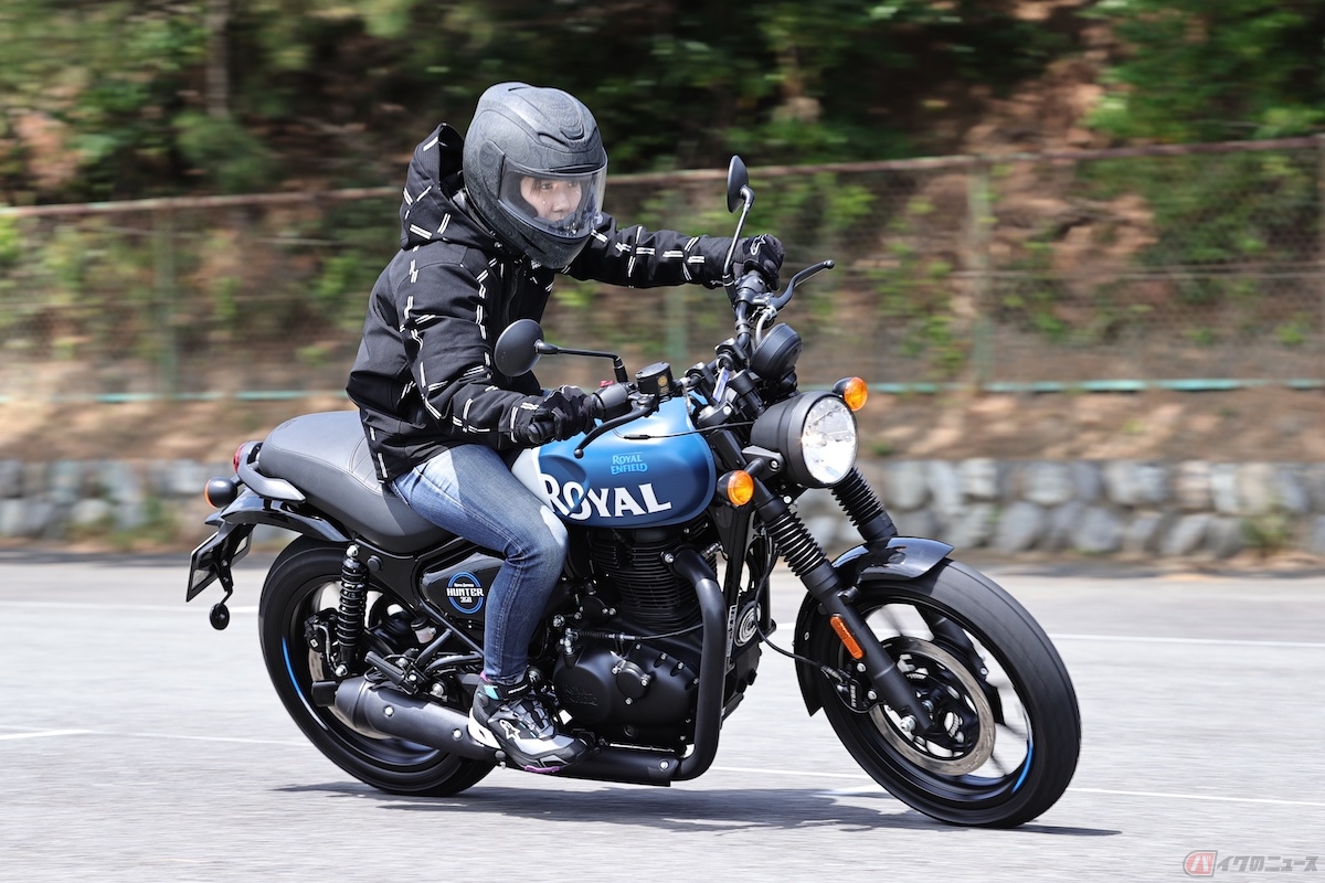 わんぱくな音とスポーティーな走りが特徴的なロイヤルエンフィールド『HUNTER 350』