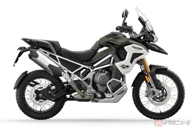 トライアンフ「Tiger1200」 シート高が最大20mm下がる「アクティブ