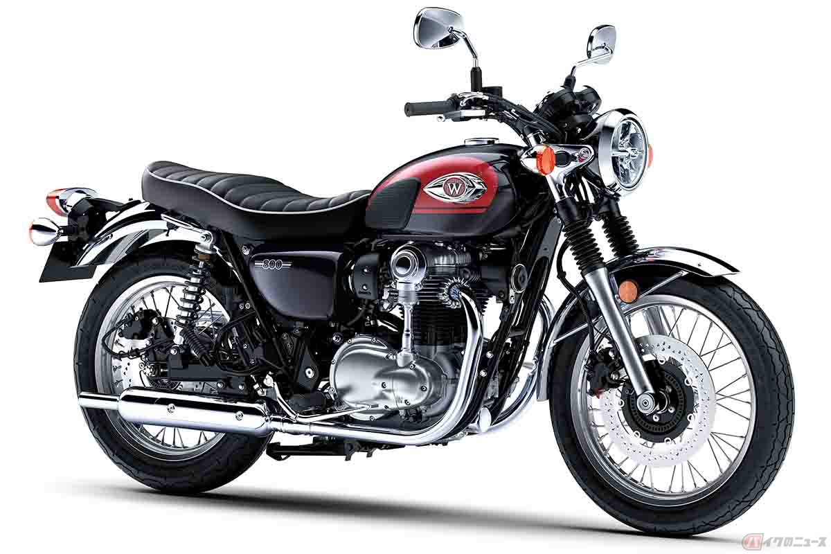 カワサキ「W800」メタリックディアブロブラック×エボニー