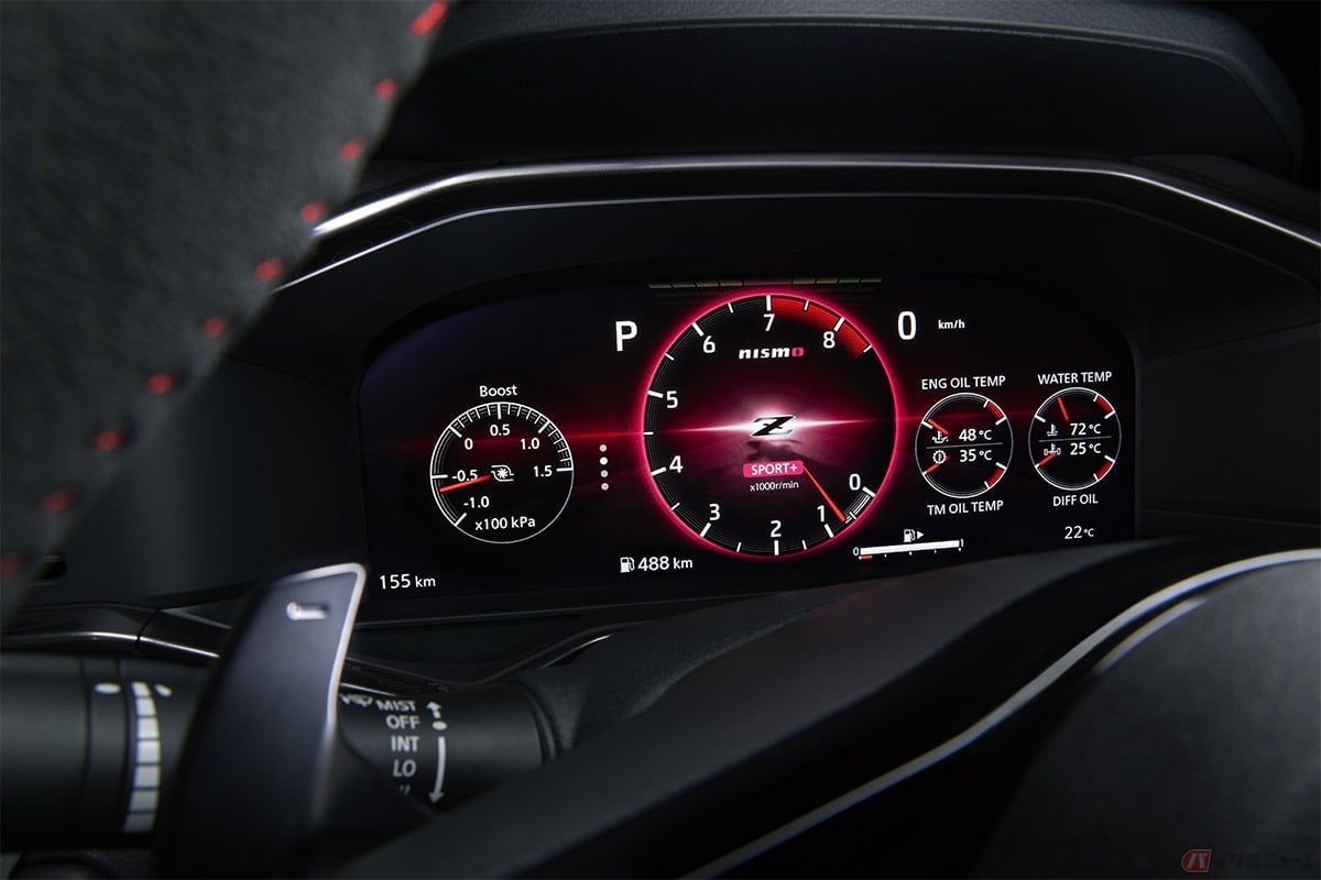 2024年モデルから新たに追加される日産「フェアレディZ NISMO」の内装