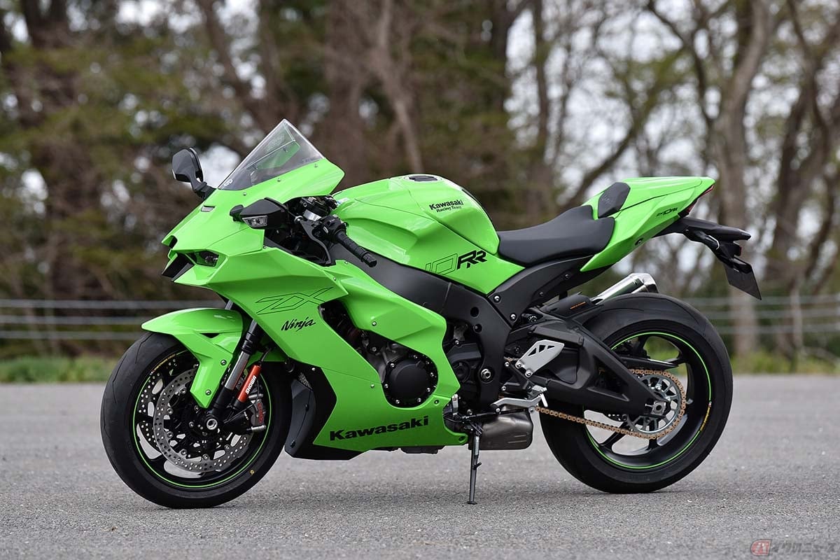 ライムグリーンを採用するカワサキ「ZX-10R」
