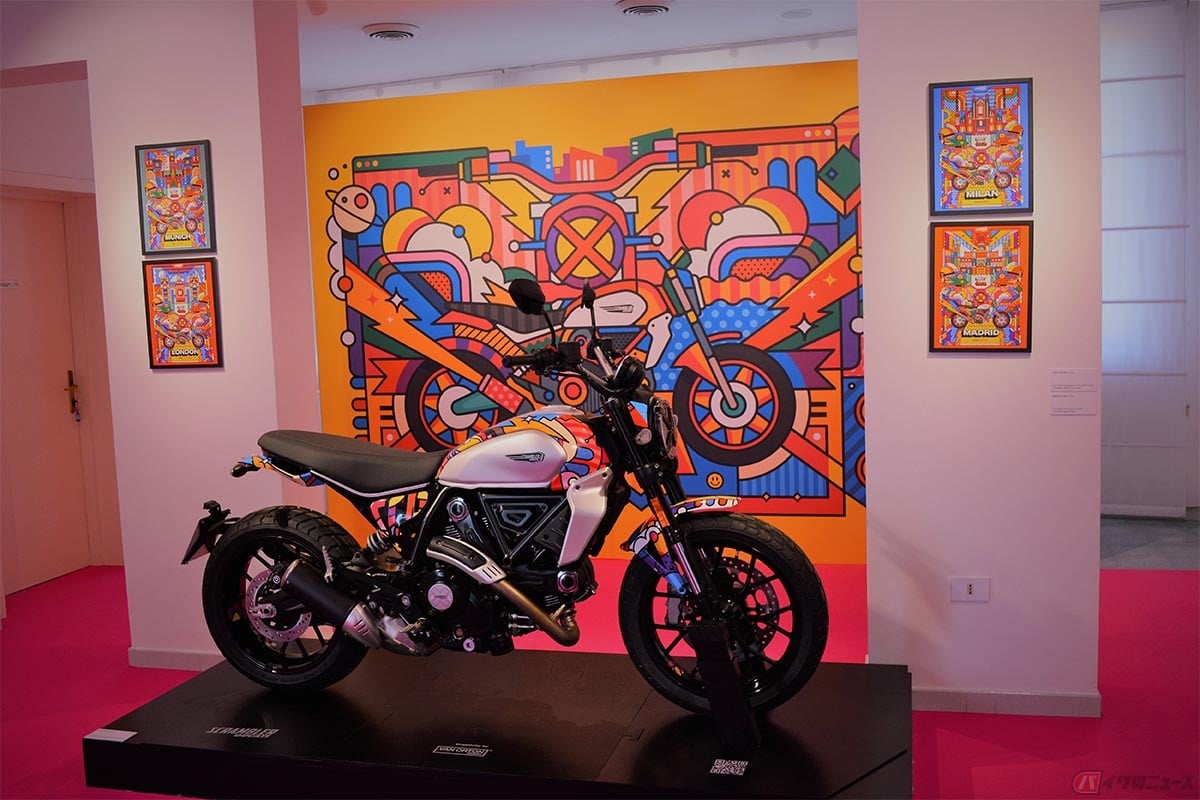 ヴァン・オートン・デザインが製作したドゥカティ・スクランブラー・アイコンのスペシャル・バージョン