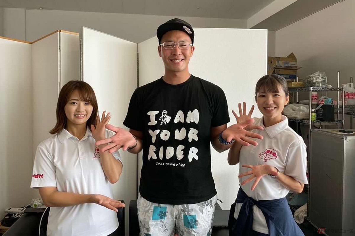 平嶋夏海さんと梅本まどかさんとは今回たくさん一緒に仕事しました。役得かな