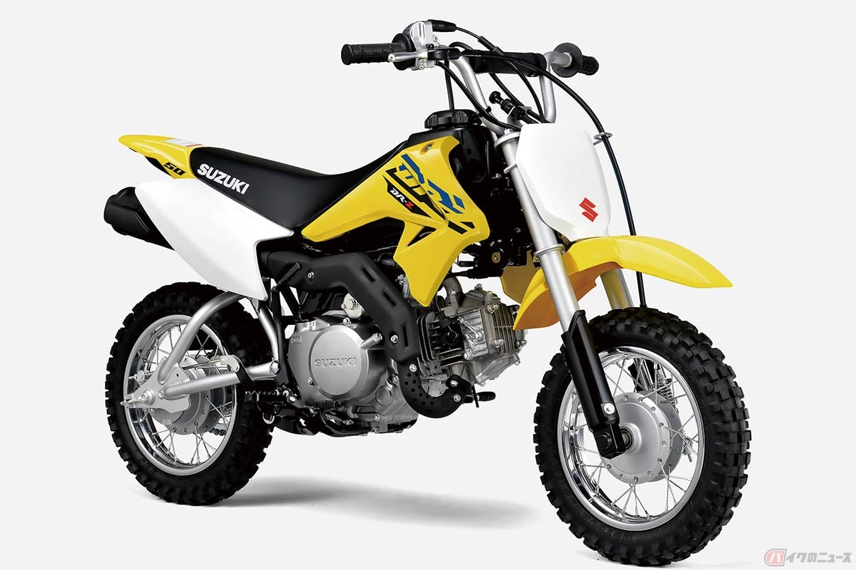 子ども用オフロード入門バイク「DR-Z50」の2023年モデル