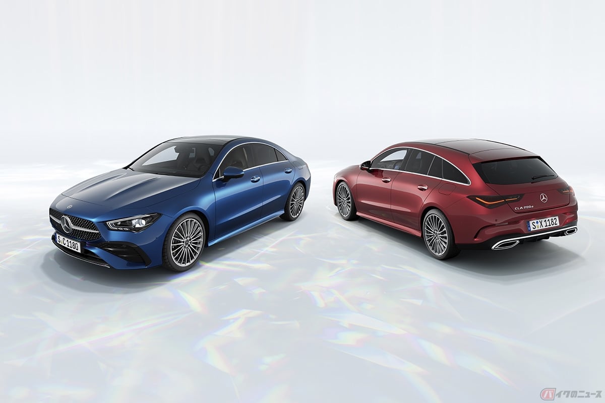 メルセデス・ベンツ新型「AMG CLA35 4MATIC」の外観
