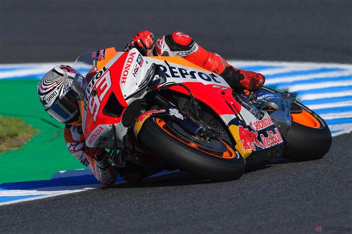 昨年の日本グランプリでMotoGPクラス第4位を獲得した#93マルク・マルケス選手(レプソル・ホンダ・チーム)