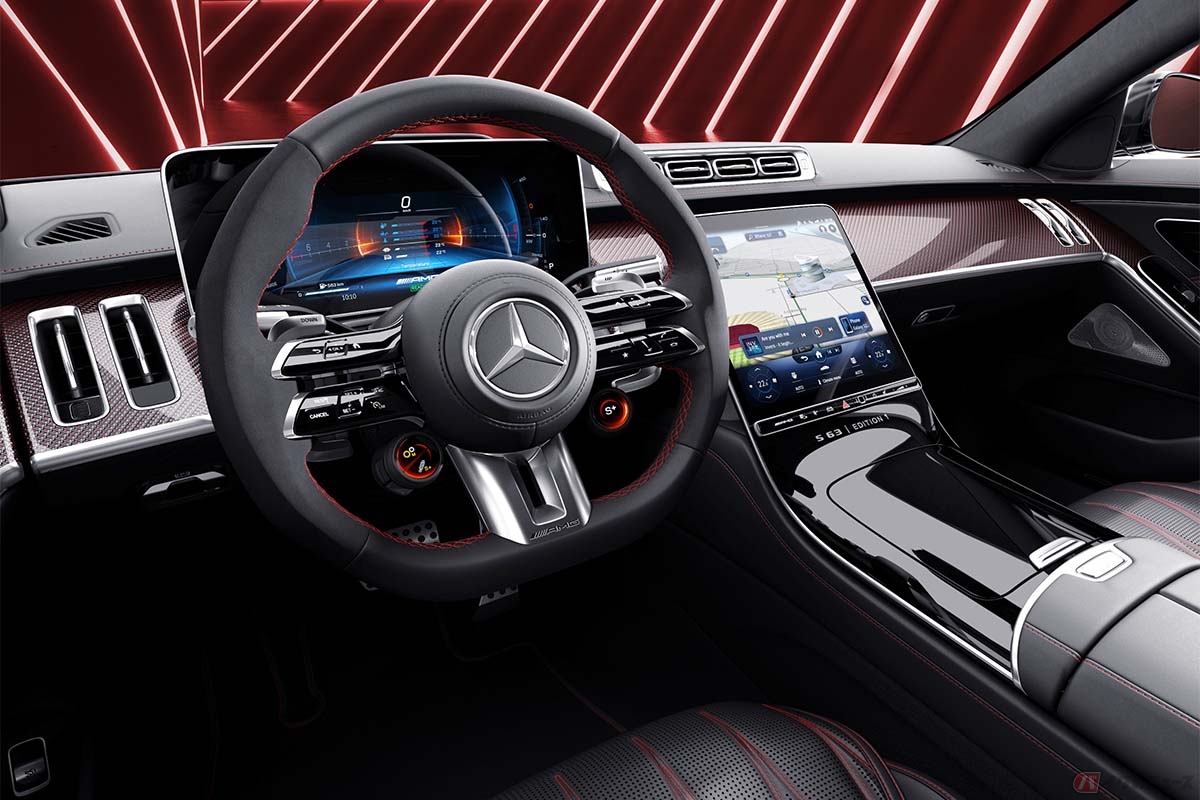 メルセデス・ベンツから登場したSクラスのトップパフォーマンスモデル「AMG S63E PERFORMANCE Edition1」の内装