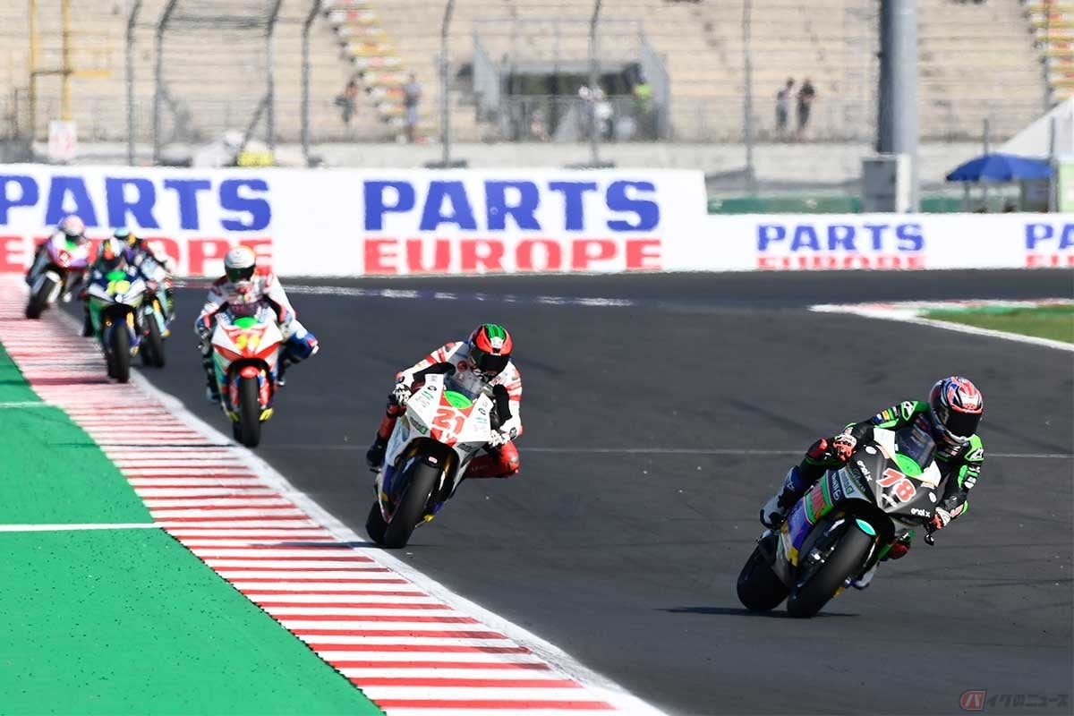 最終戦となるサンマリノ大会に挑んだ大久保選手(#78)は、レース1で7位、レース2で9位という結果に