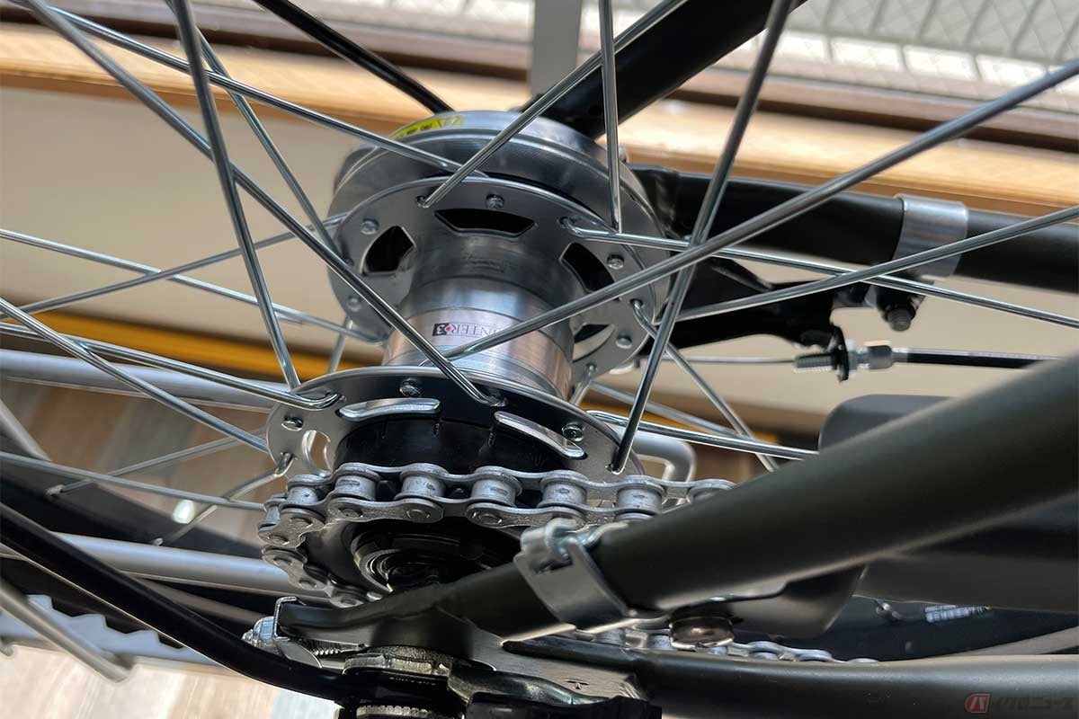 自転車には2種類の変速機がある(内装変速機)