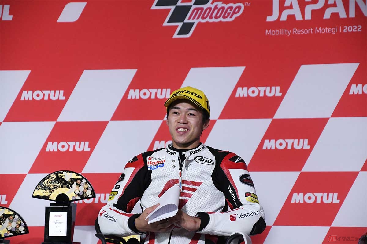 母国グランプリ優勝は「今季の3勝の中でもベスト」と語る小椋選手