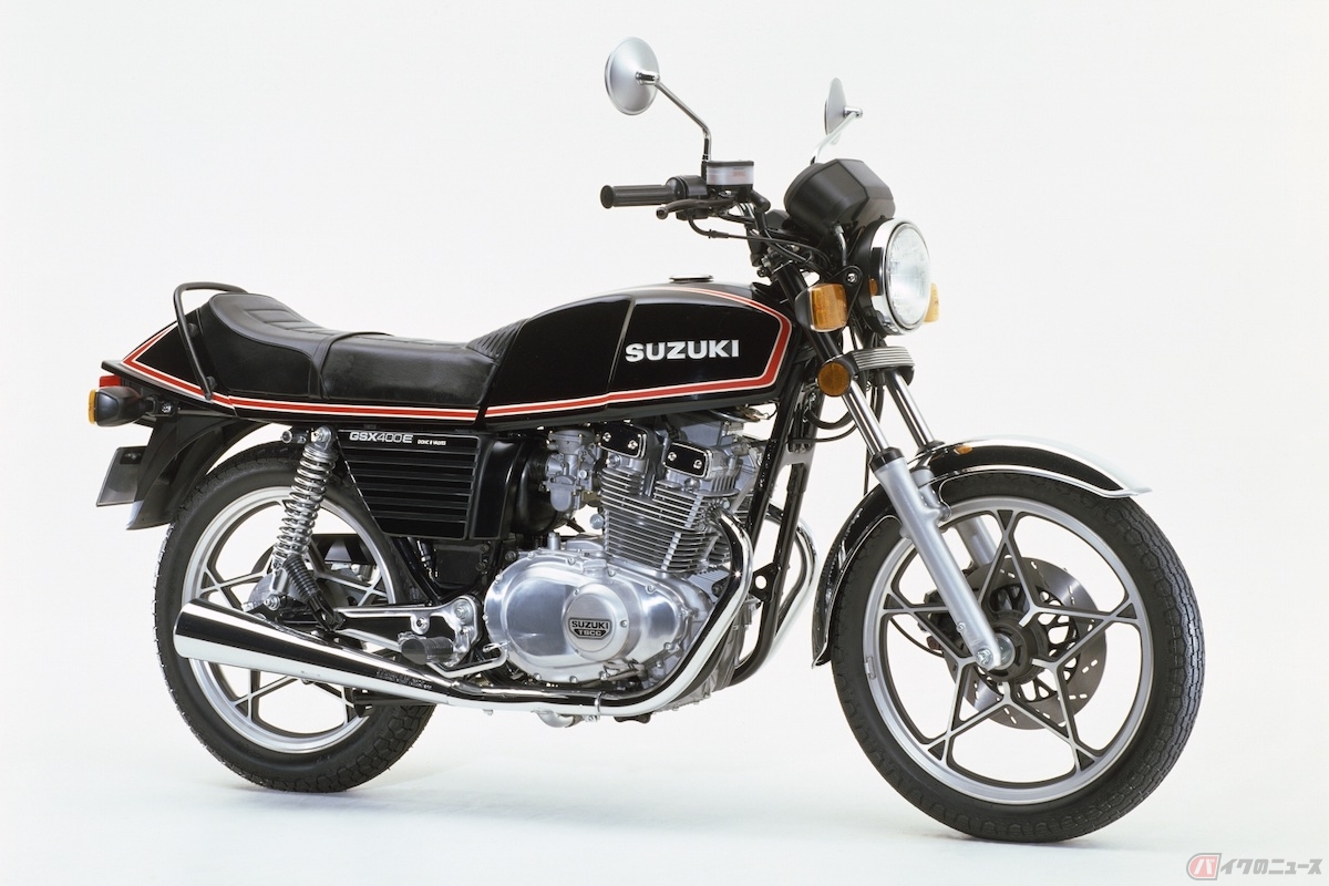 GSX400シリーズの最初に登場した「GSX400(1980)」