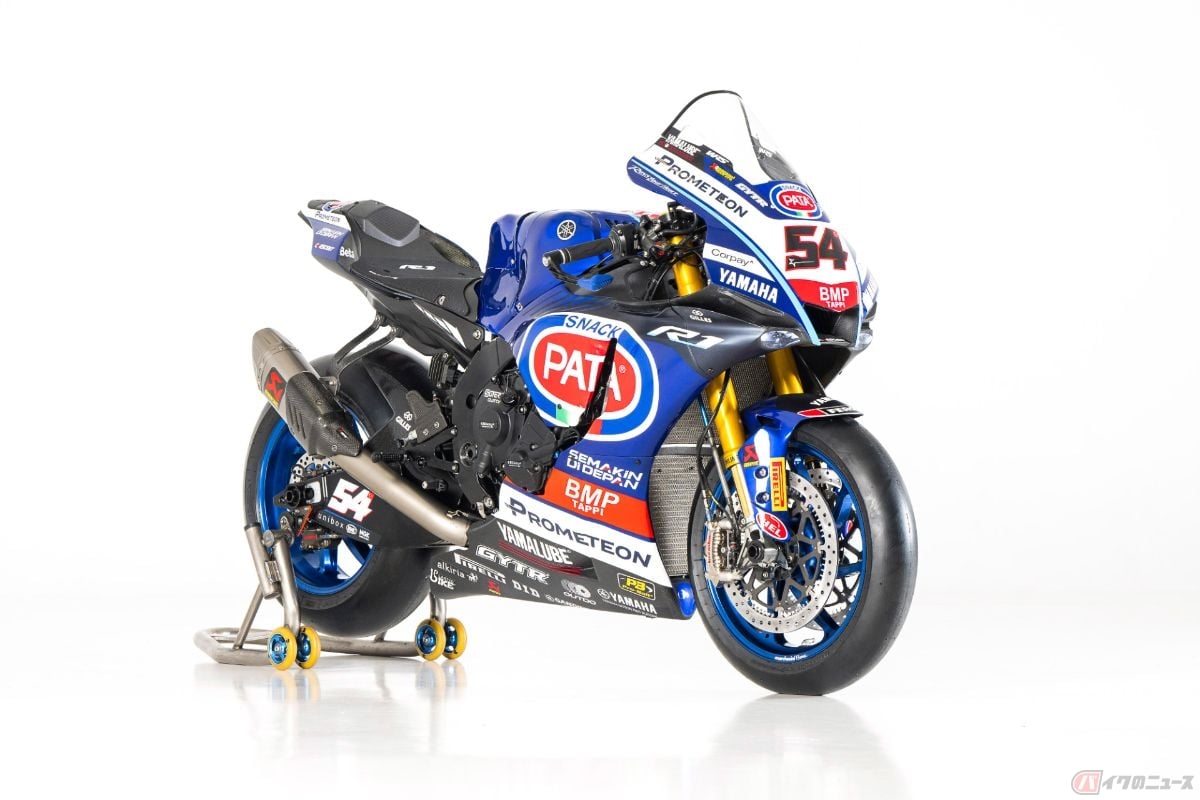 ヤマハがWSBKで使用する「YZF-R1」