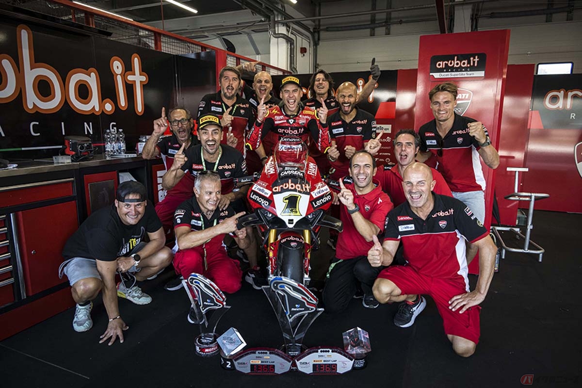 アルバロ・バウティスタ選手（Aruba.it Racing–Ducati）