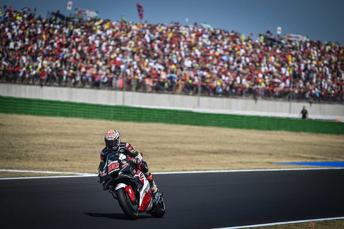 【MotoGP第12戦サンマリノGP】決勝レースを19位で終えた中上貴晶選手(#30/LCR Honda IDEMITSU)
