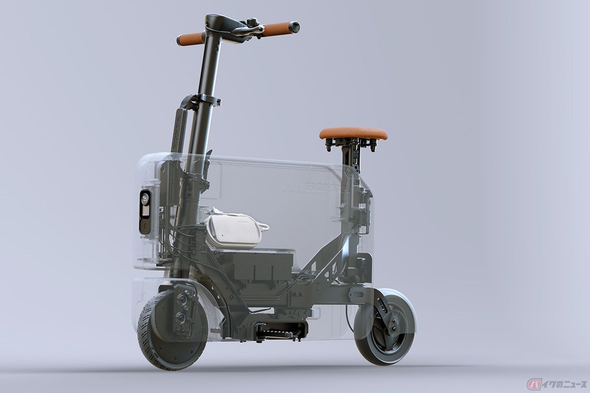 ホンダの折りたたみ式電動スクーター「モトコンパクト(Motocompacto)」