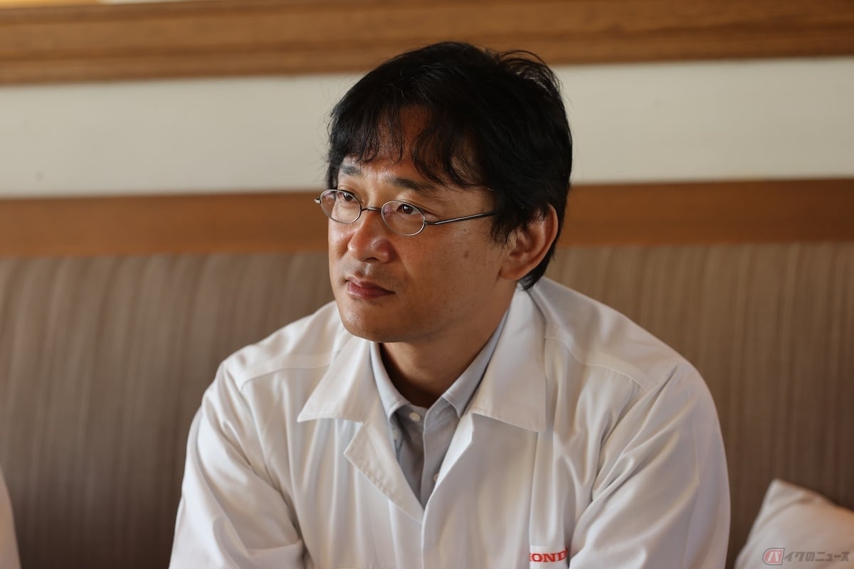 開発責任者代行の内山 一さん(本田技研工業株式会社二輪・パワープロダクツ事業本部 二輪・パワープロダクツ開発生産統括部)