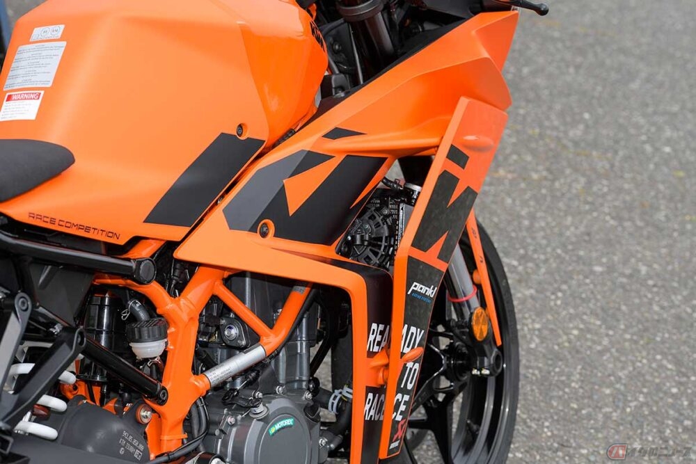KTM「RC 390 GP」なら、アンダー400ccでトップクラスの運動性能を満喫