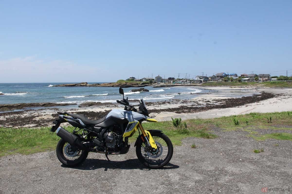 the「燃費」の計測ルート。房総半島最南端エリアにて