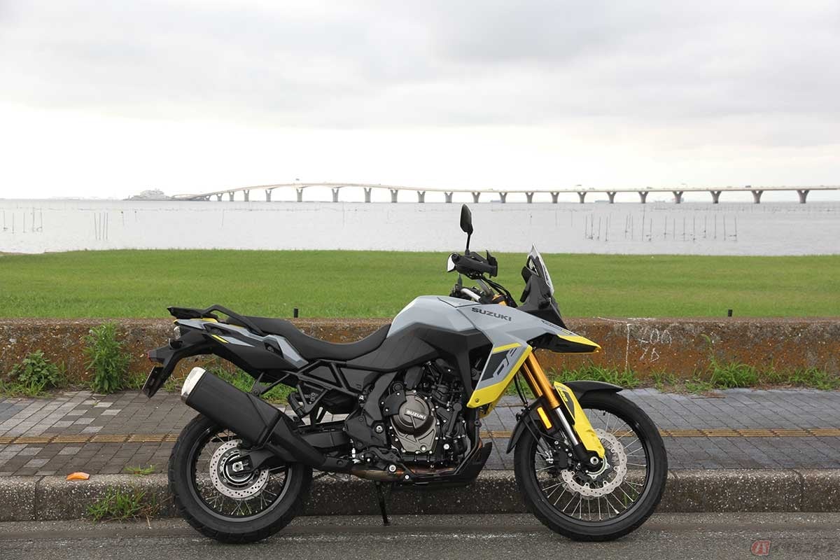 ツーリング想定のthe「燃費」計測ルートを走り終え、ゴール地点の千葉県木更津エリアに到着