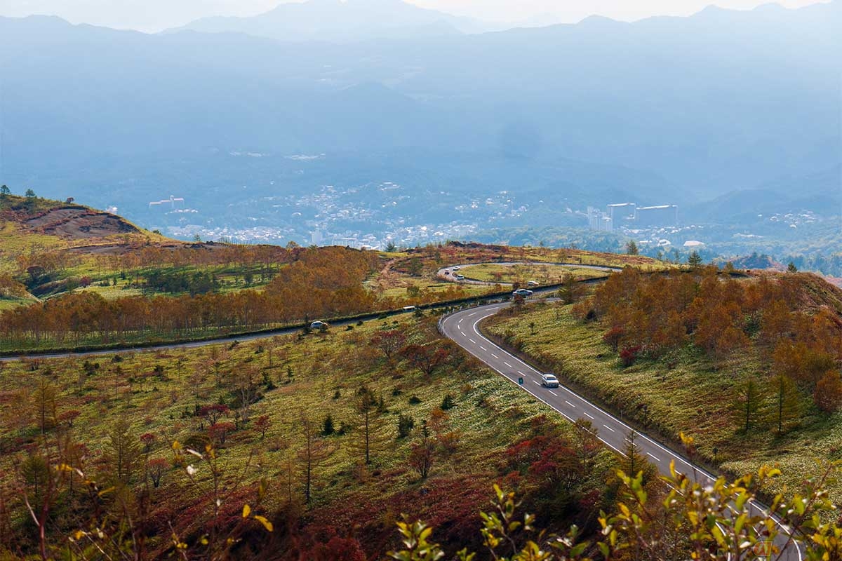 群馬県嬬恋村から長野県志賀にもつながる、およそ200kmの長さを誇る浅間・白根・志賀さわやか街道