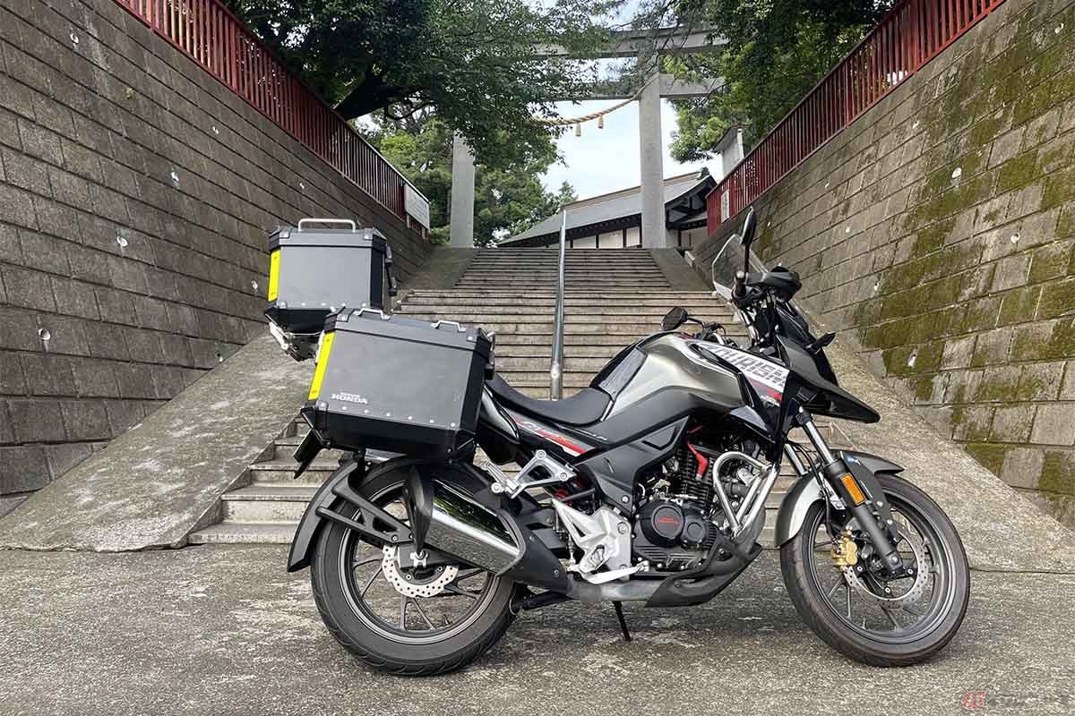 五羊ホンダ「CB190X」のサイドビュー