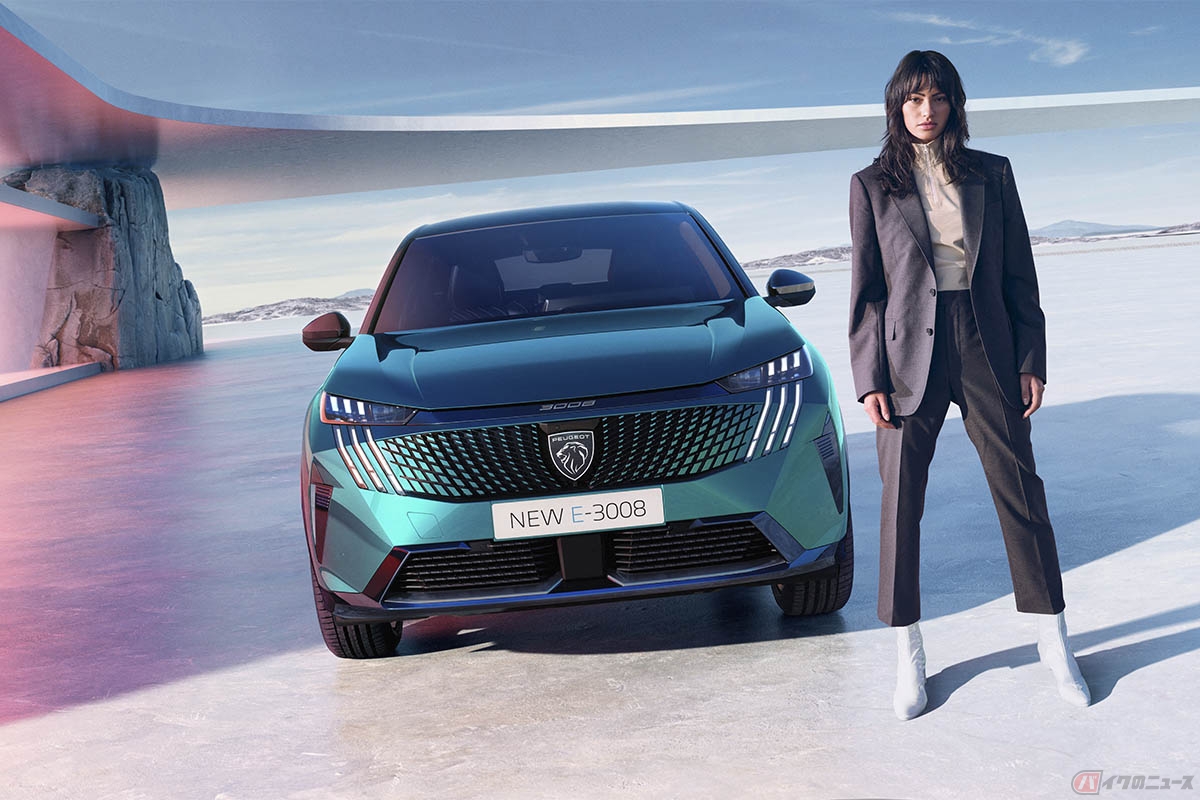 プジョーから発表された新型「E-3008」